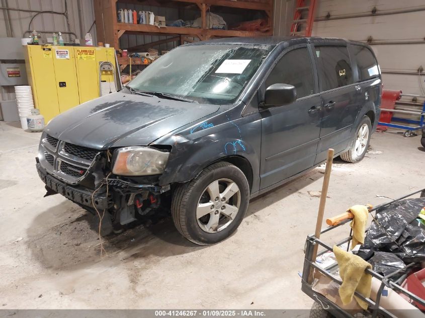 VIN 2C4RDGBG3DR601171 2013 Dodge Grand Caravan, SE no.2