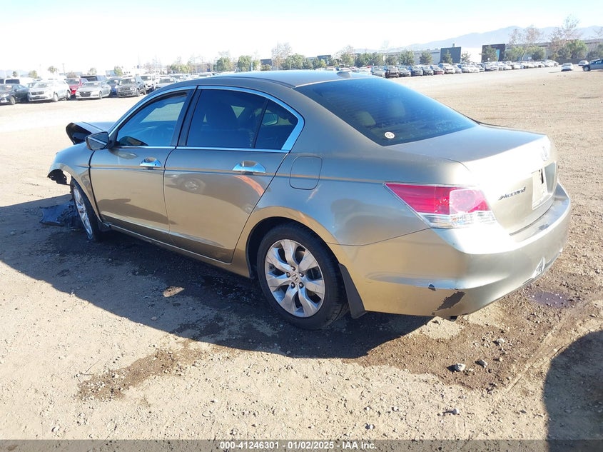 2009 HONDA ACCORD VIN: 1HGCP36849A027783
