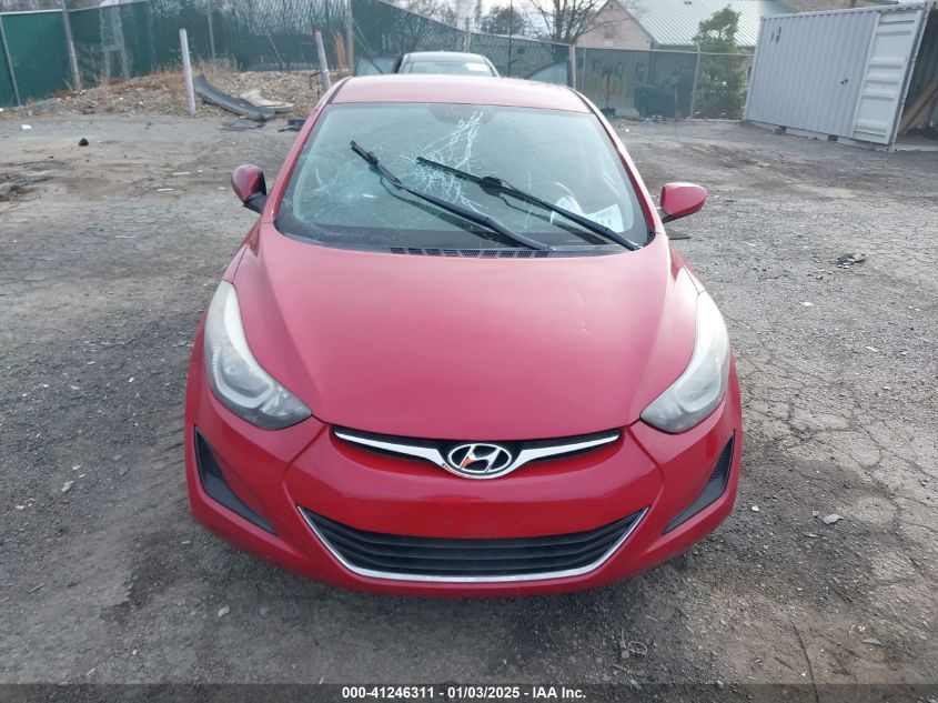 VIN KMHDH4AE3GU543286 2016 HYUNDAI ELANTRA no.12