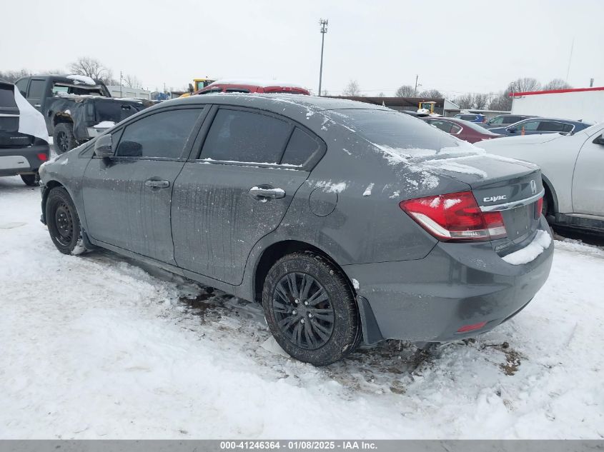 VIN 2HGFB2F57DH569224 2013 Honda Civic, LX no.3