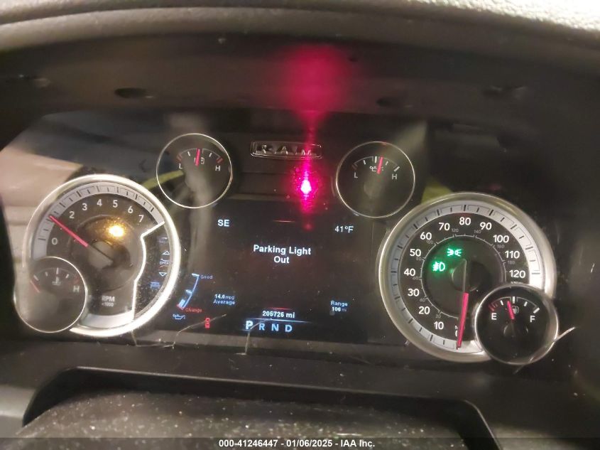 2013 Ram 1500 Slt VIN: 1C6RR7GG4DS709881 Lot: 41246447