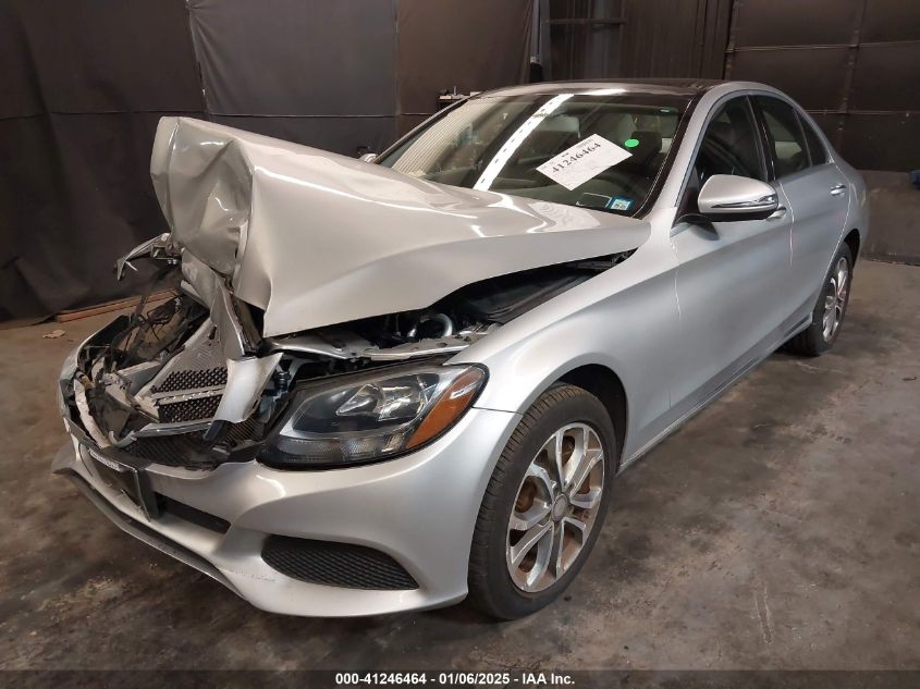 VIN WDDWF4KB3GR127691 2016 MERCEDES-BENZ C 300 no.2