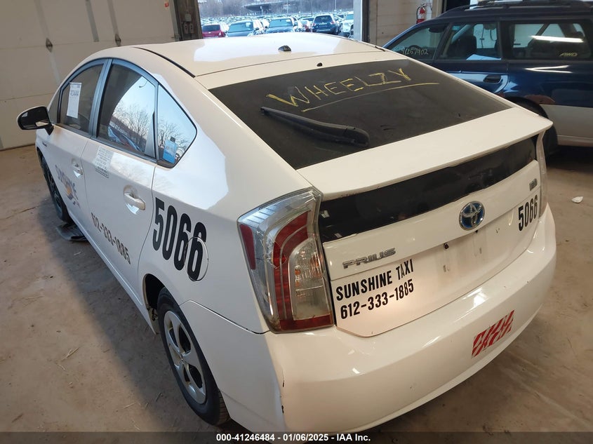 2012 TOYOTA PRIUS VIN: JTDKN3DU3C5380029