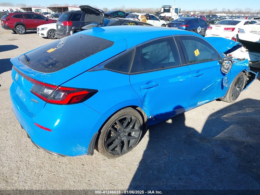 2024 HONDA CIVIC VIN: 19XFL1G80RE001317