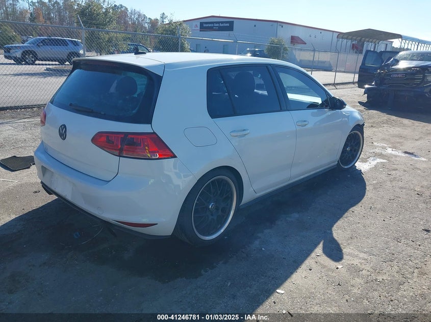 2017 VOLKSWAGEN GOLF GTI AUTOBAHN 4-DOOR/S 4-DOOR/SE 4-DOOR/SPORT 4-DOOR - 3VW5T7AU8HM063747
