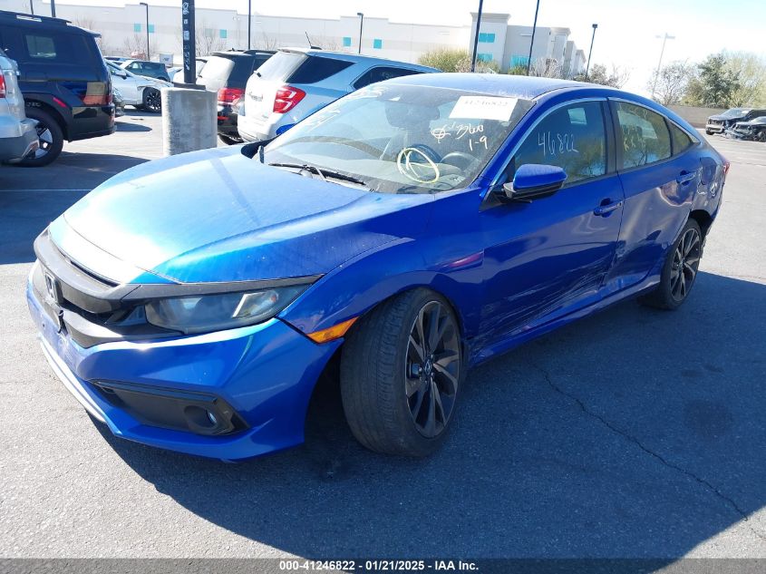 VIN 2HGFC2F85KH514999 2019 HONDA CIVIC no.2