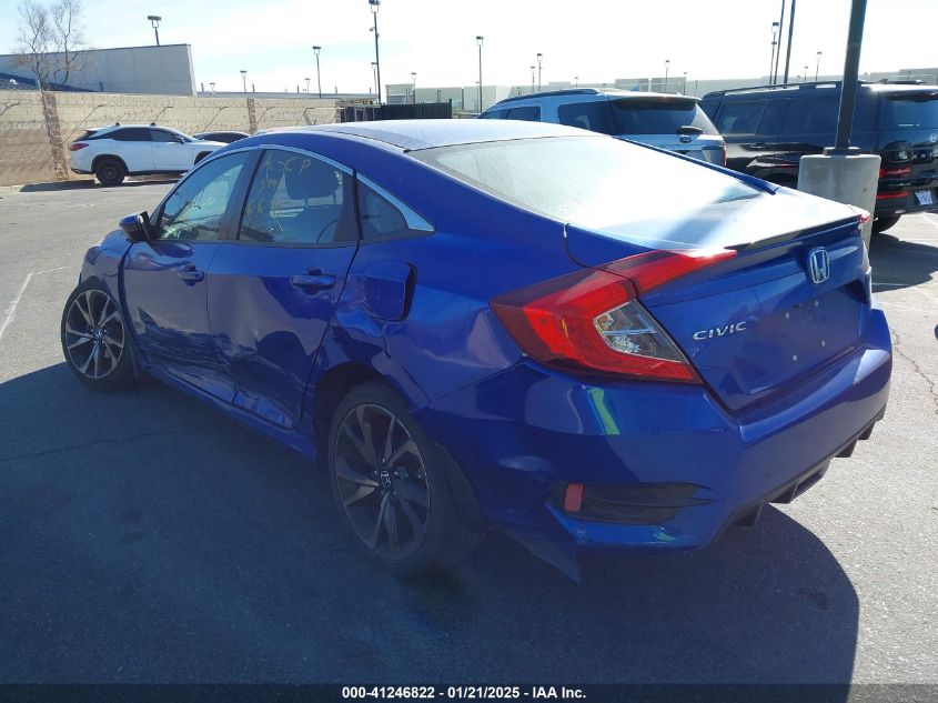 VIN 2HGFC2F85KH514999 2019 HONDA CIVIC no.3