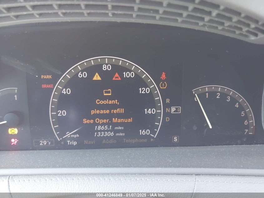 2007 Mercedes-Benz Cl 550 VIN: WDDEJ71X87A001477 Lot: 41246849