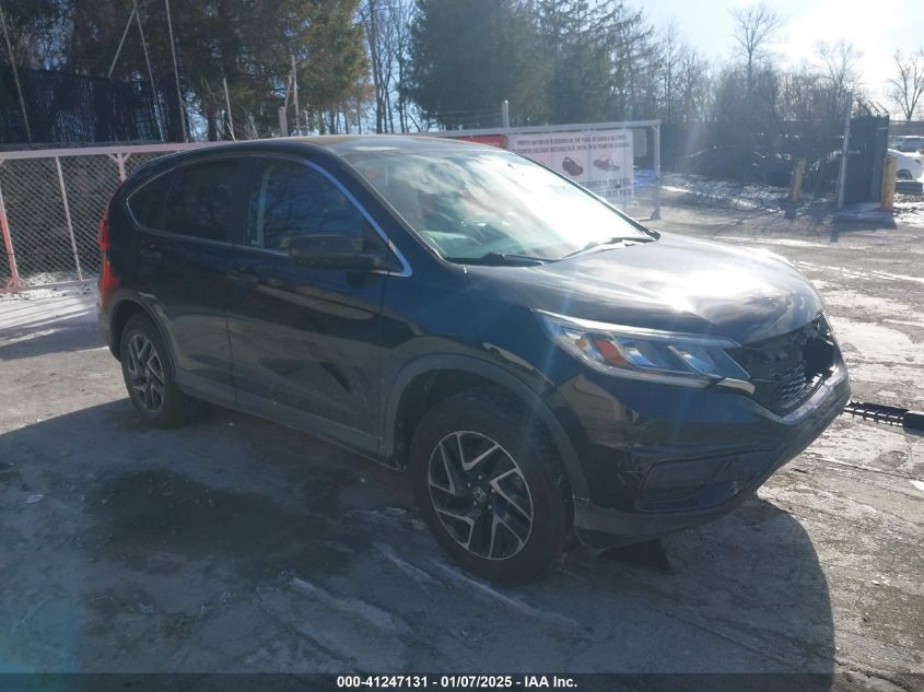 VIN 2HKRM4H48GH687767 2016 Honda CR-V, SE no.1