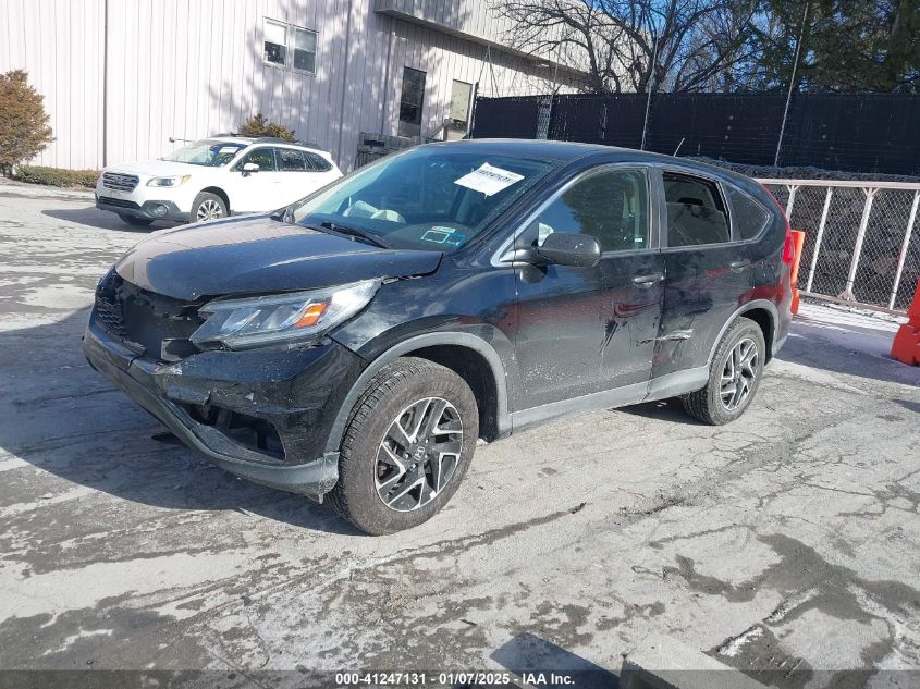 VIN 2HKRM4H48GH687767 2016 Honda CR-V, SE no.2