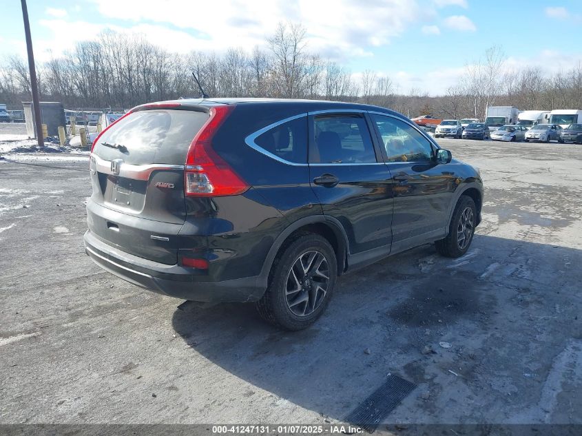 2016 HONDA CR-V SE - 2HKRM4H48GH687767