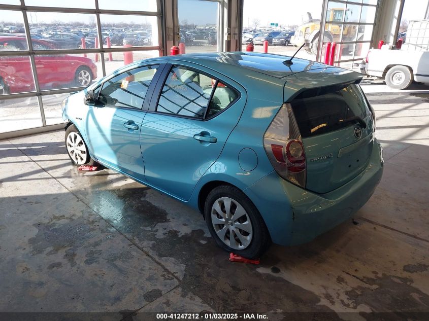 VIN JTDKDTB3XE1061072 2014 Toyota Prius, C Two no.3