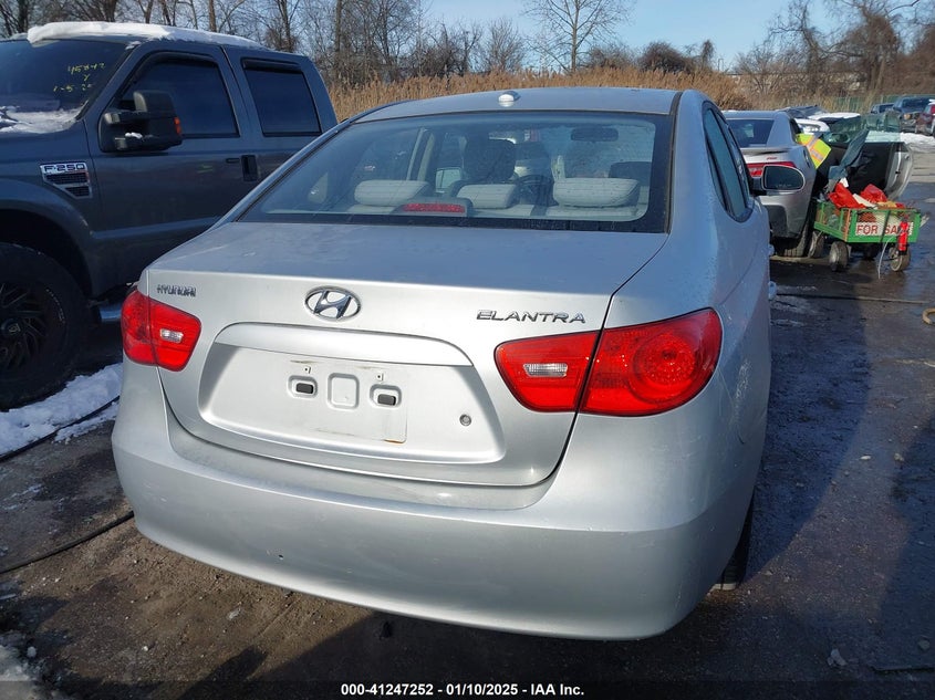 2008 HYUNDAI ELANTRA VIN: KMHDU46D58U449472