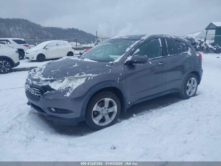 VIN 3CZRU6H77GM720736 2016 Honda HR-V, Ex-L no.2