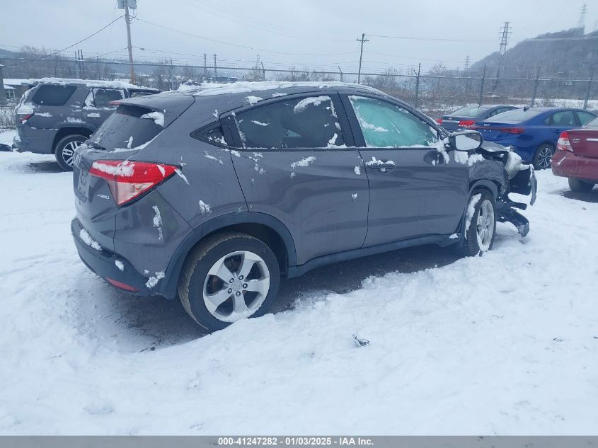 VIN 3CZRU6H77GM720736 2016 Honda HR-V, Ex-L no.4