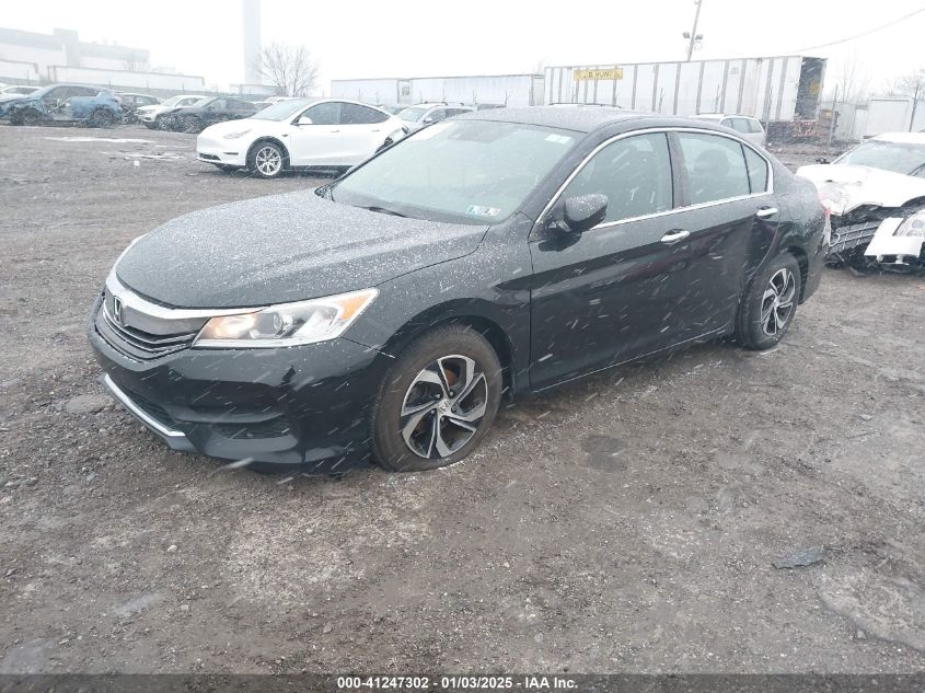 VIN 1HGCR2F41HA157004 2017 Honda Accord, LX no.2