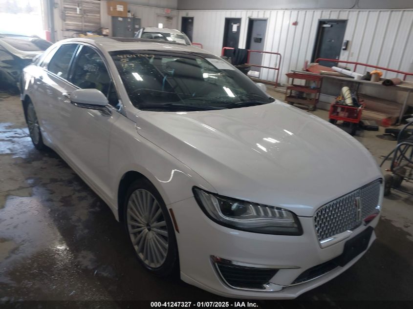 VIN 3LN6L5E95HR601255 2017 Lincoln MKZ, Reserve no.12