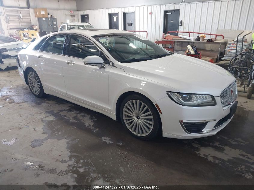 VIN 3LN6L5E95HR601255 2017 Lincoln MKZ, Reserve no.1