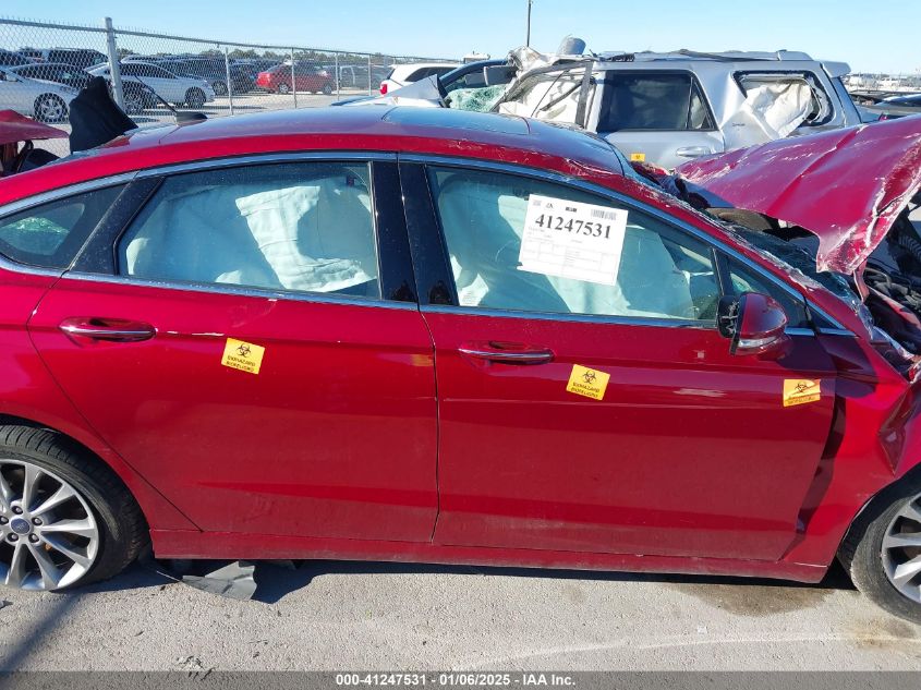 2017 FORD FUSION SE - 3FA6P0HD2HR206497