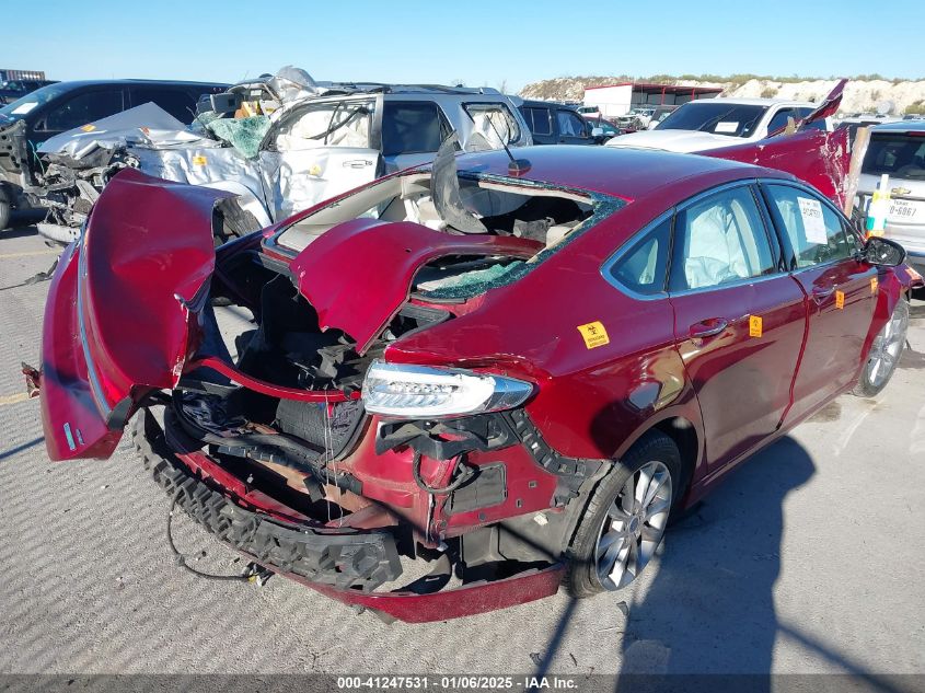 2017 FORD FUSION SE - 3FA6P0HD2HR206497