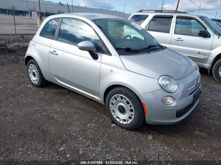 2012 Fiat 500 Pop VIN: 3C3CFFAR0CT370632 Lot: 41247599