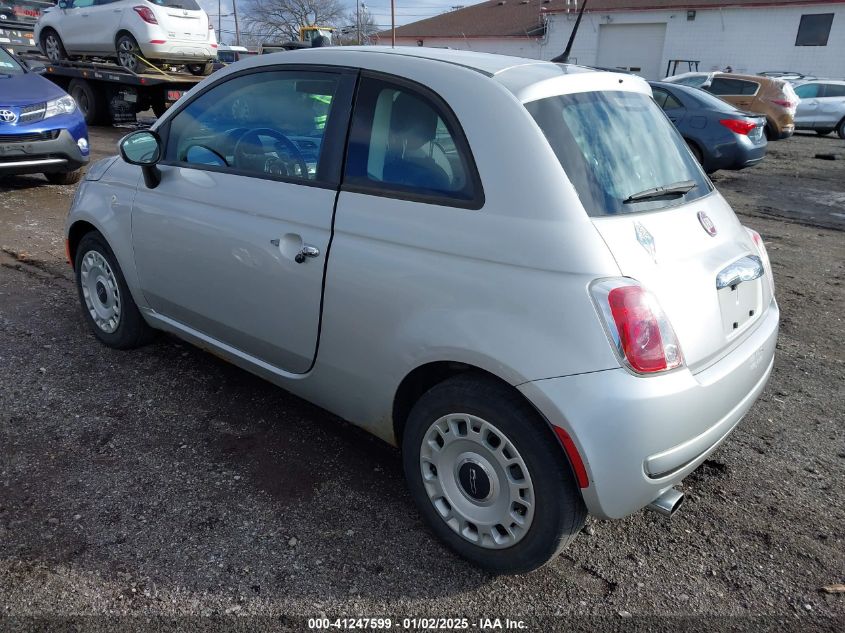 2012 Fiat 500 Pop VIN: 3C3CFFAR0CT370632 Lot: 41247599