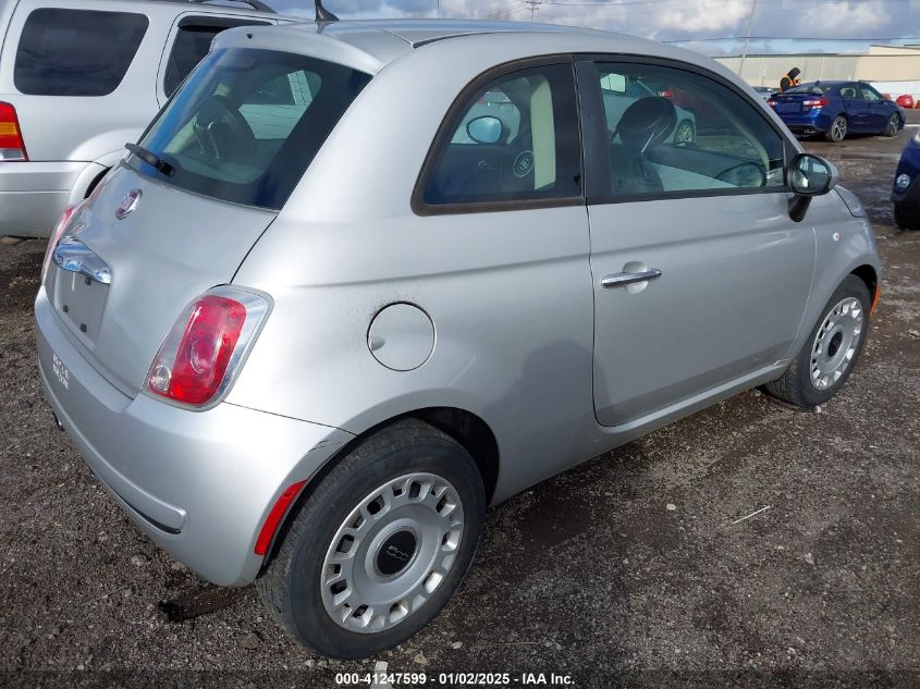 2012 Fiat 500 Pop VIN: 3C3CFFAR0CT370632 Lot: 41247599