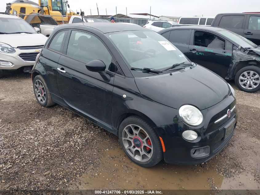 2015 Fiat 500 Sport VIN: 3C3CFFBR1FT753692 Lot: 41247706