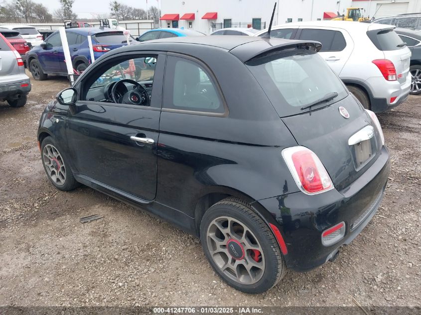 VIN 3C3CFFBR1FT753692 2015 Fiat 500, Sport no.3