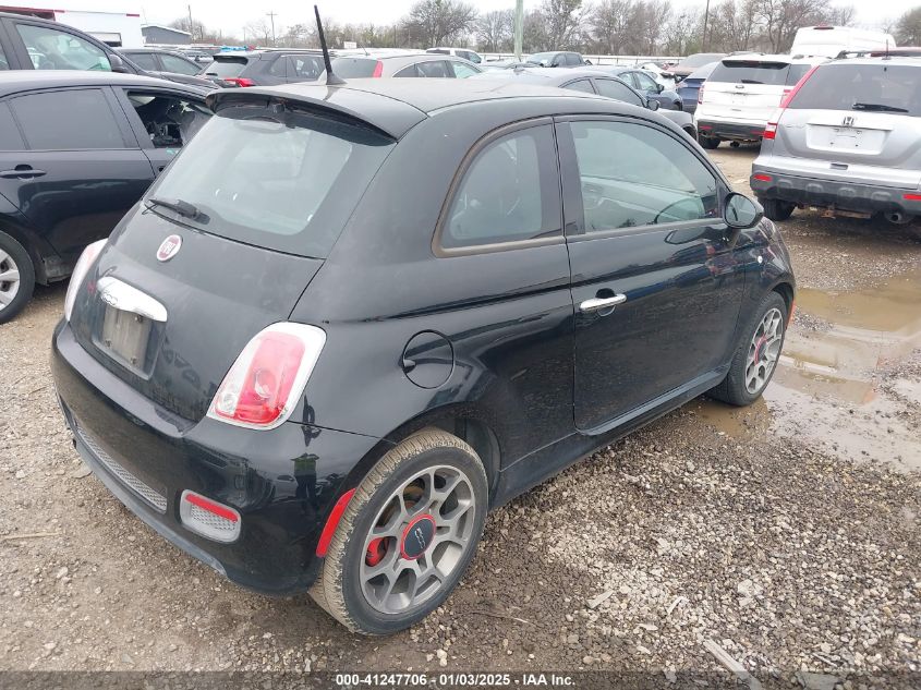 VIN 3C3CFFBR1FT753692 2015 Fiat 500, Sport no.4