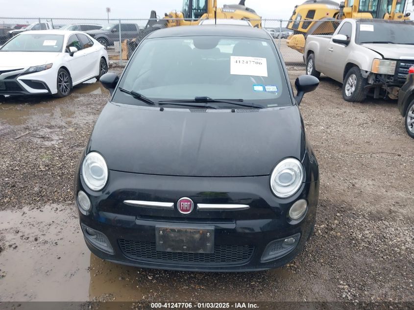 2015 Fiat 500 Sport VIN: 3C3CFFBR1FT753692 Lot: 41247706