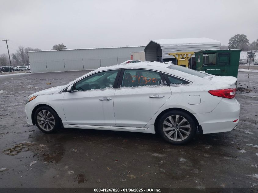 VIN 5NPE34AF0HH459583 2017 Hyundai Sonata, Sport no.14