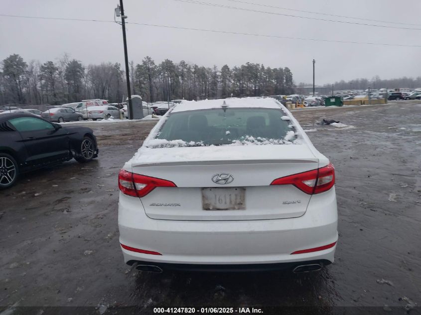 VIN 5NPE34AF0HH459583 2017 Hyundai Sonata, Sport no.16