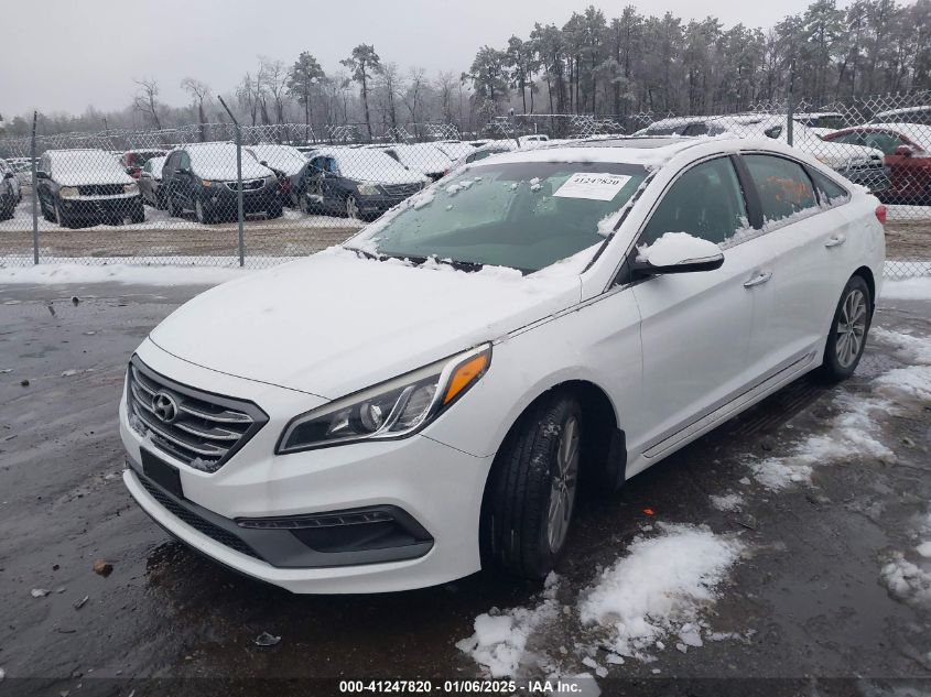 VIN 5NPE34AF0HH459583 2017 Hyundai Sonata, Sport no.2