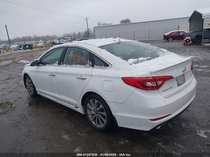 VIN 5NPE34AF0HH459583 2017 Hyundai Sonata, Sport no.3