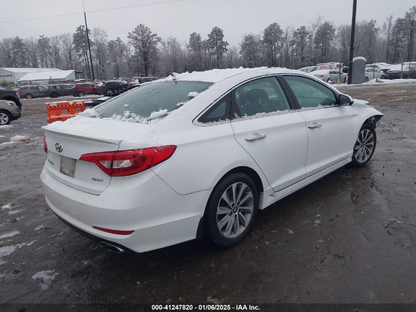 VIN 5NPE34AF0HH459583 2017 Hyundai Sonata, Sport no.4