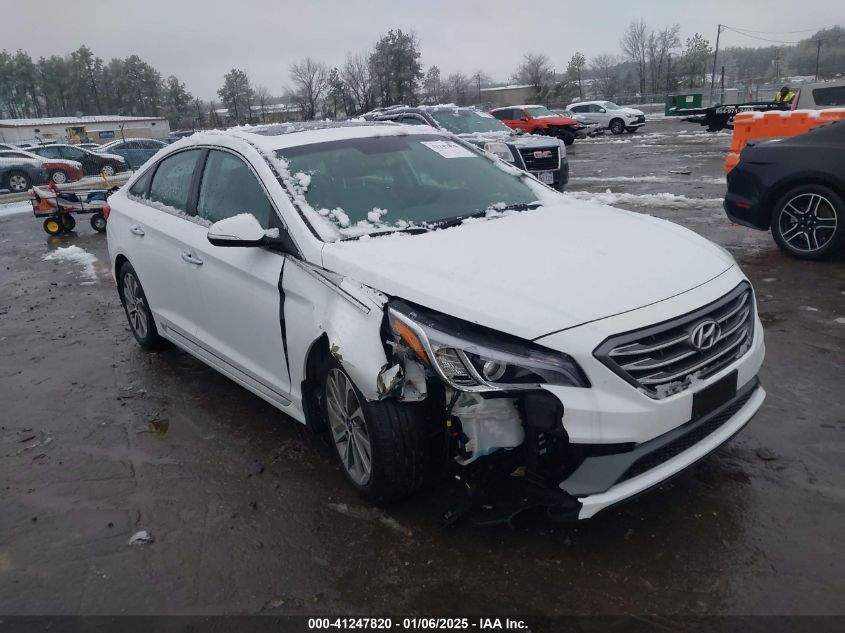 VIN 5NPE34AF0HH459583 2017 Hyundai Sonata, Sport no.6