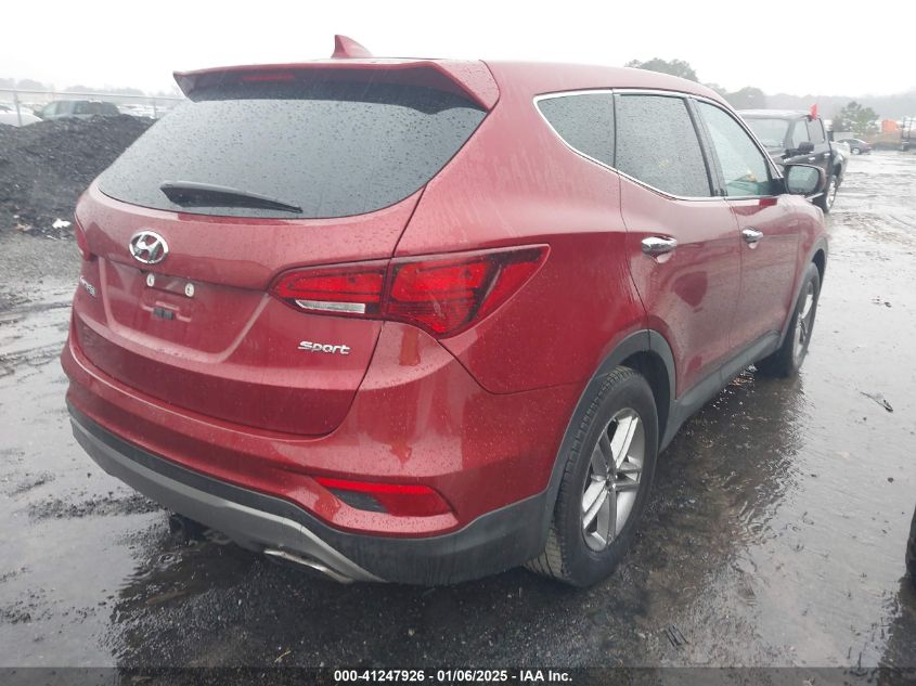 VIN 5XYZT3LB4HG435929 2017 Hyundai Santa Fe, Sport... no.4