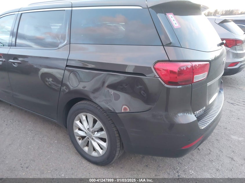 2017 Kia Sedona Ex VIN: KNDMC5C11H6257235 Lot: 41247999