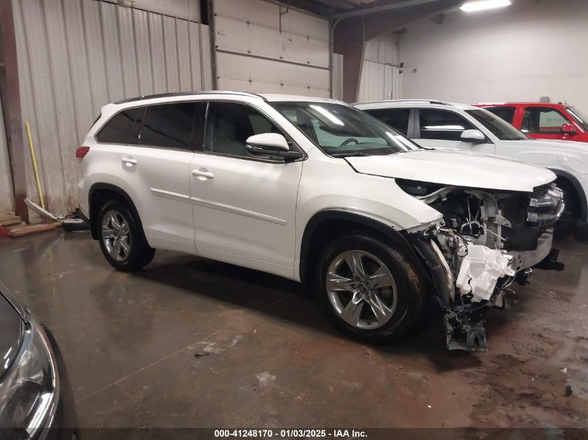 2019 TOYOTA HIGHLANDER LIMITED - 5TDDZRFH9KS919102