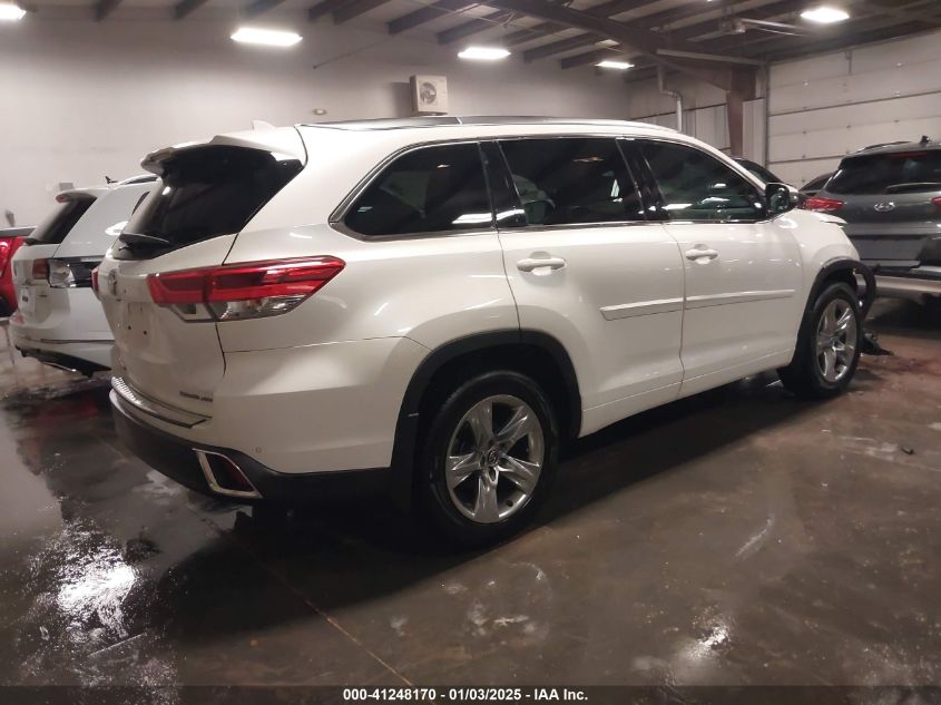 VIN 5TDDZRFH9KS919102 2019 Toyota Highlander, Limited no.4