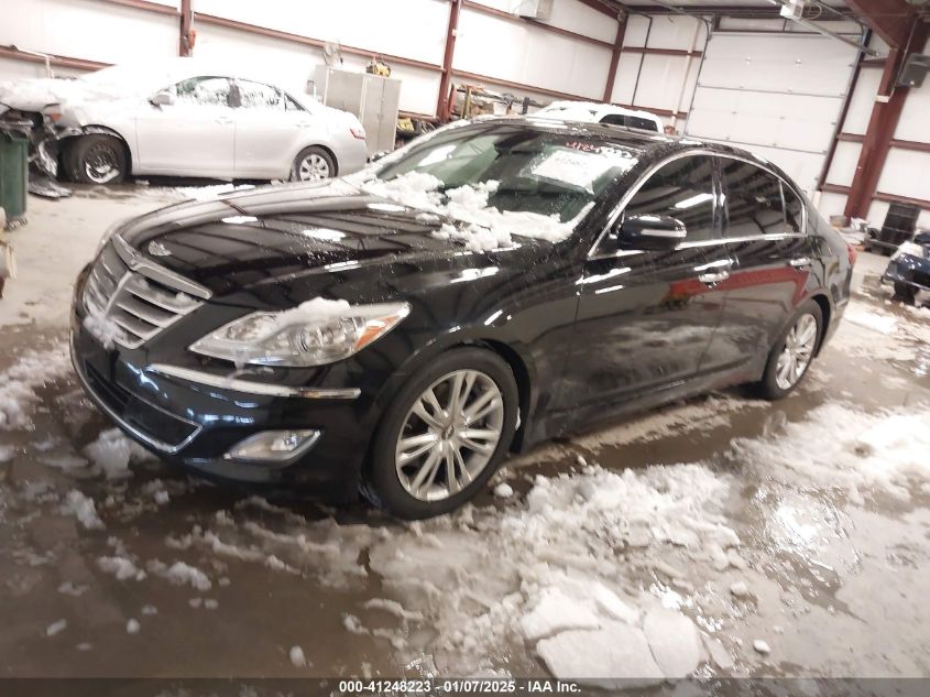 VIN KMHGC4DD0DU237995 2013 HYUNDAI GENESIS no.2