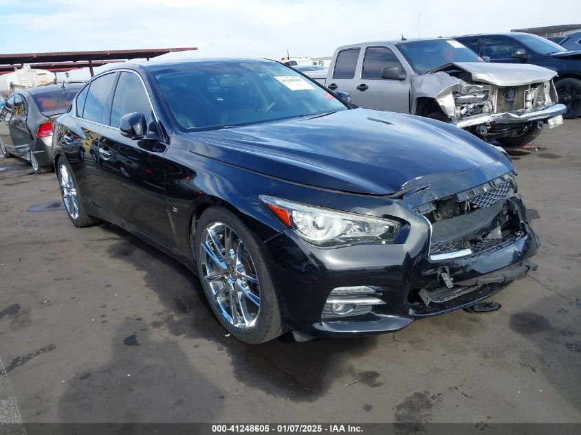 VIN JN1BV7AP1FM345668 2015 Infiniti Q50, Premium no.1