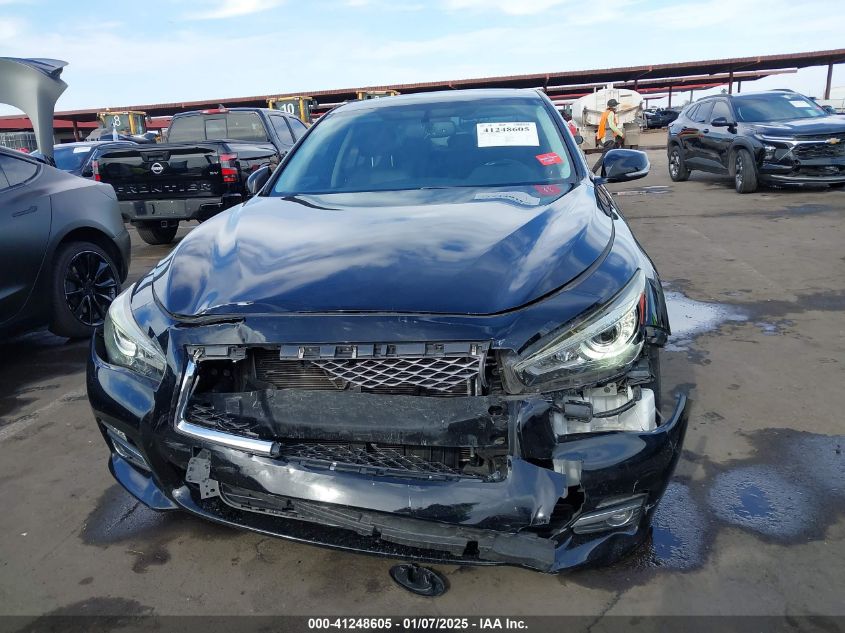 VIN JN1BV7AP1FM345668 2015 Infiniti Q50, Premium no.6