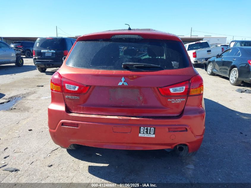 2011 Mitsubishi Outlander Sport Es VIN: JA4AP3AU2BZ016549 Lot: 41248657