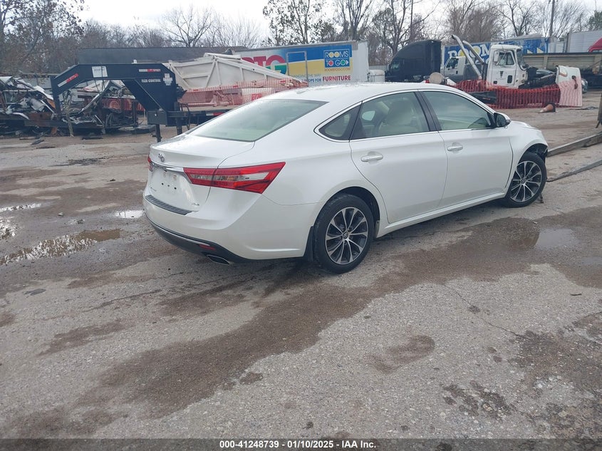 Vin: 4t1bk1eb9ju272295, lot: 41739085, toyota avalon xle 20184