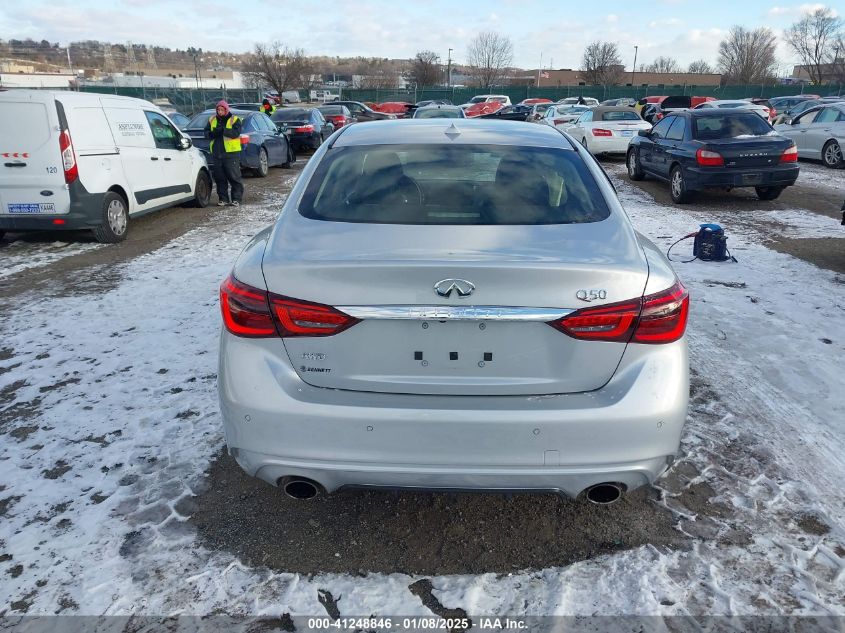 VIN JN1EV7AR9KM556206 2019 Infiniti Q50, 3.0T Luxe no.16