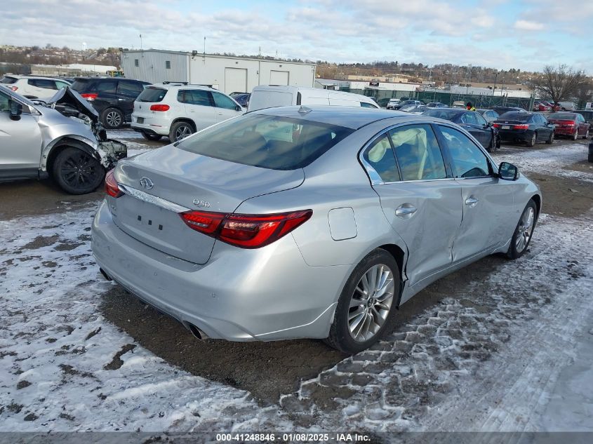 VIN JN1EV7AR9KM556206 2019 Infiniti Q50, 3.0T Luxe no.4