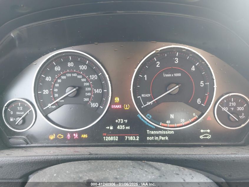 2015 BMW 328D XDRIVE - WBA3K5C57FK301922