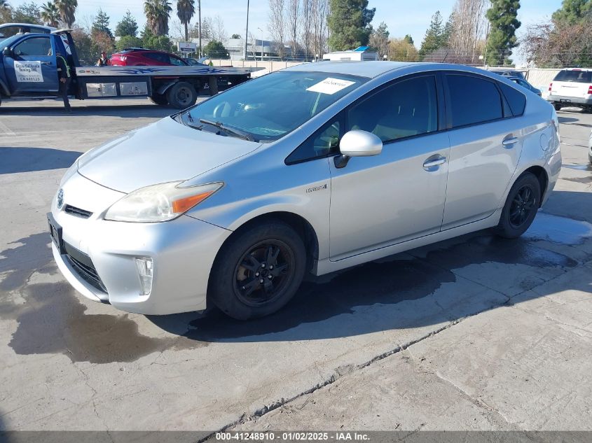 VIN JTDKN3DU7D5617476 2013 TOYOTA PRIUS no.2